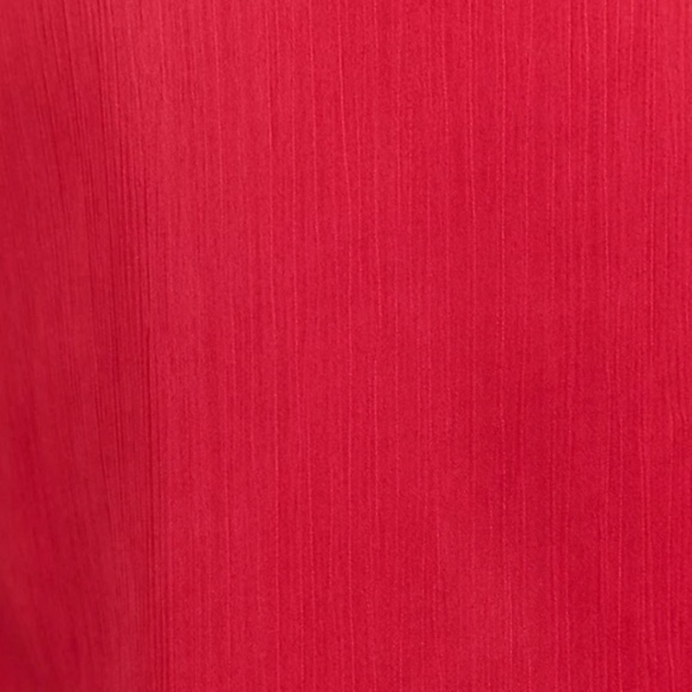 TORRID FUCHSIA PINK TEXTURED CHIFFON COLD SHOULDER TOP - Picture 7 of 7